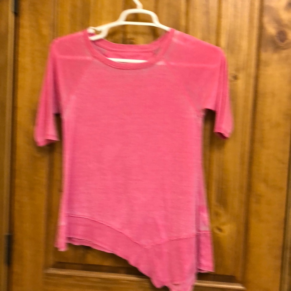 Pink Distressed shirt